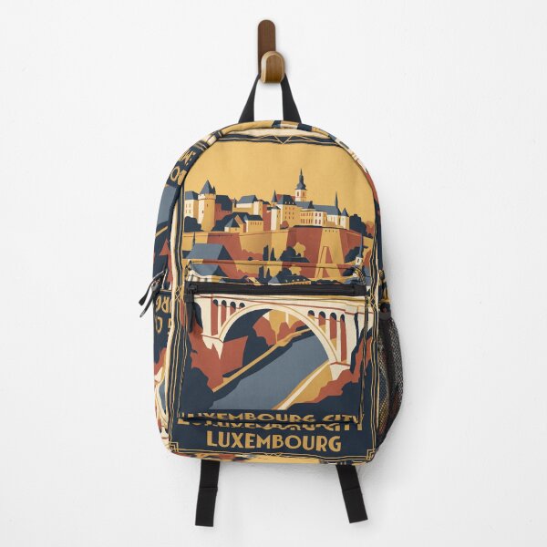 Item preview, Luxembourg City Vintage Travel Poster designed and sold by Bomax121.