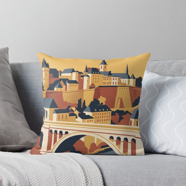 Item preview, Luxembourg City Vintage Travel Poster designed and sold by Bomax121.
