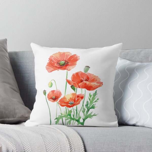 Item preview, Red Poppy Flowers designed and sold by xiao xuans.