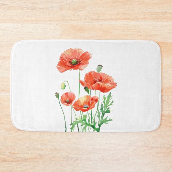 Item preview, Red Poppy Flowers designed and sold by xiao xuans.