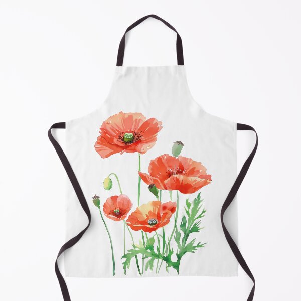 Item preview, Red Poppy Flowers designed and sold by xiao xuans.