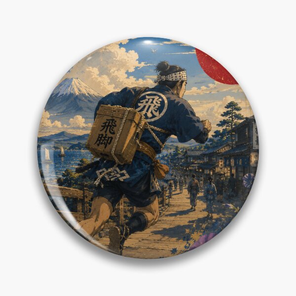 Item preview, Summer Courier on the Tokaido – Modern Japanese Art designed and sold by Fumi723.