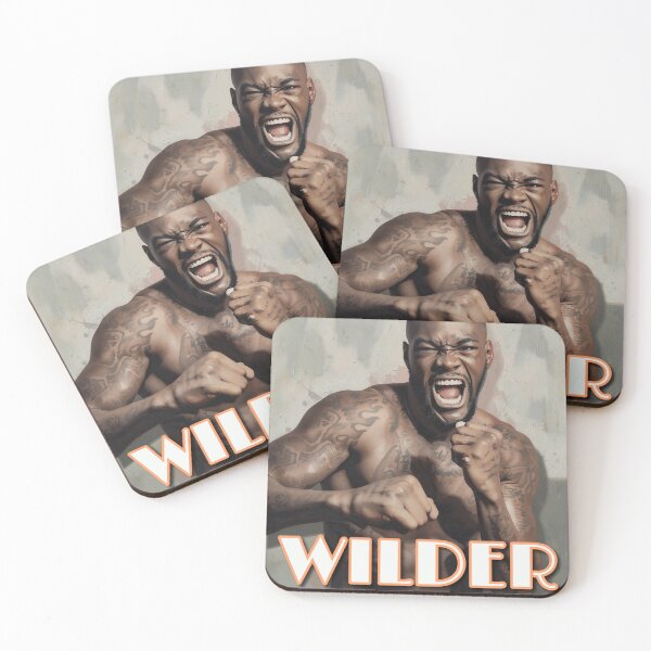 Item preview, Deontay  "The Bronze Bomber" Wilder boxing legends designed and sold by MoodiArtist.