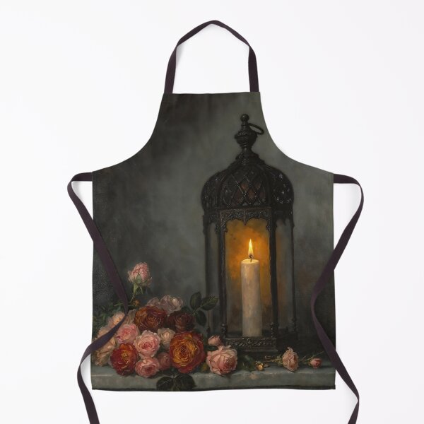 Item preview, Dark Academia Vintage Candle Still Life Floral Aesthetic designed and sold by DarkHolyQueen.