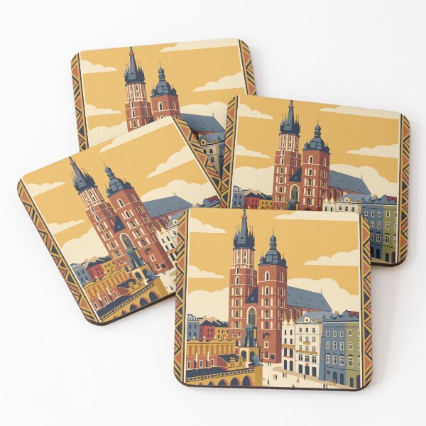 Item preview, Póster de viaje antiguo de Cracovia, Polonia designed and sold by Bomax121.