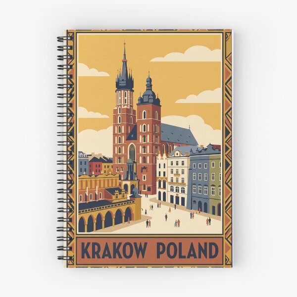 Item preview, Krakow Poland Vintage Travel Poster designed and sold by Bomax121.