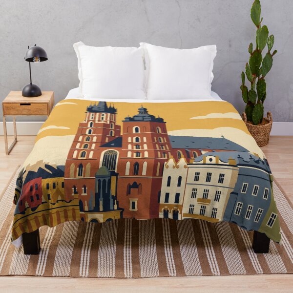 Item preview, Krakow Poland Vintage Travel Poster designed and sold by Bomax121.