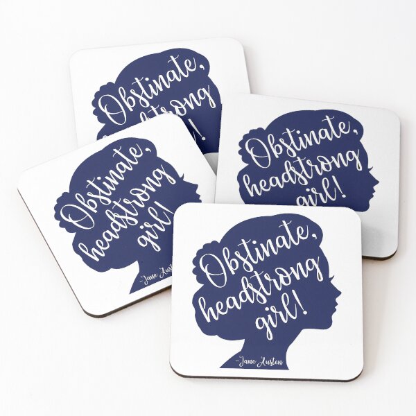 Item preview, Obstinate Headstrong Girl - Pride And Prejudice Quote designed and sold by jessigahiosg.