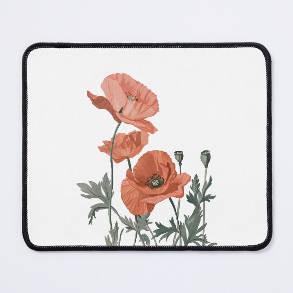 Item preview, Red Poppy Flowers designed and sold by xiao xuans.