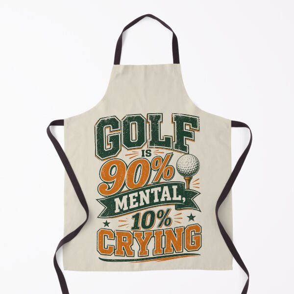 Item preview, Golf Is 90% Mental 10% Crying Funny Vintage Golf Quote Design designed and sold by Panom Suavichien.