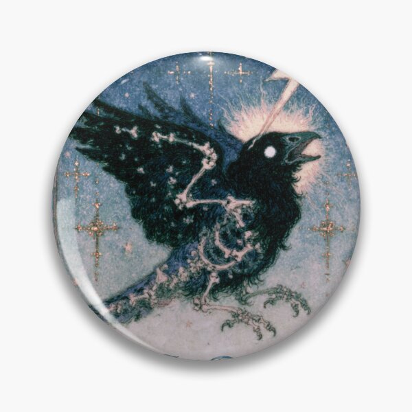 Item preview, Ira Dei – Gothic Raven with Lightning designed and sold by AL Gothic Whimsy.