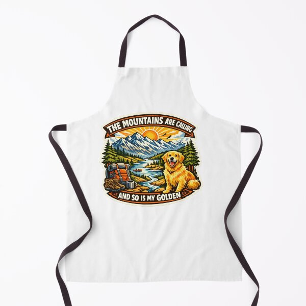 Item preview, The Mountains Are Calling And So Is My Golden Retriever – Hiking Camping Dog Lover Outdoor Adventure Design designed and sold by Sahil Randhawa.