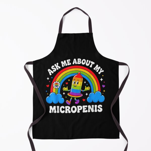 Item preview, Ask Me About My Micropenis Rainbow Funny Adult Humor Meme designed and sold by YubitaLeLe.