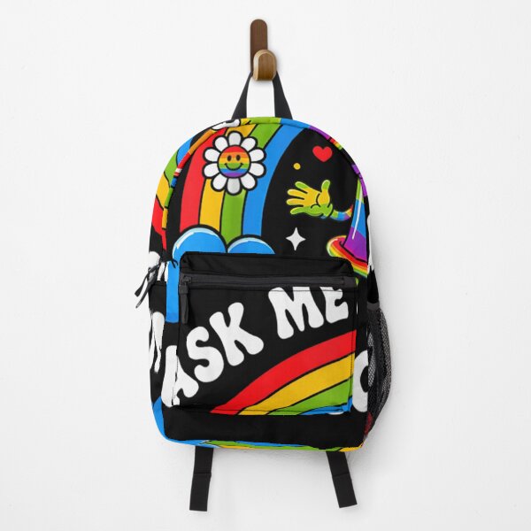 Item preview, Ask Me About My Micropenis Rainbow Funny Adult Humor Meme designed and sold by YubitaLeLe.