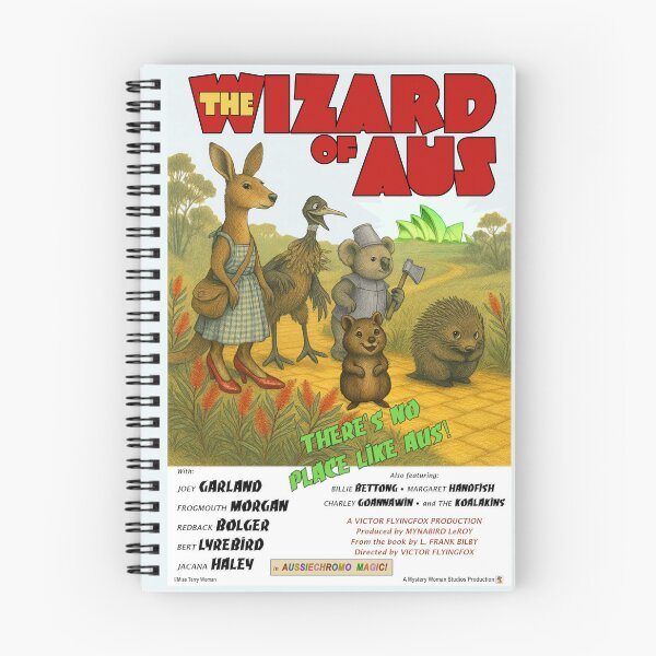 Item preview, The Wizard of Aus Retro Classic Movie Parody designed and sold by MissTerryWoman.
