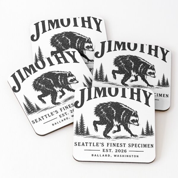 Item preview, Jimothy Seattle Finest Specimen Raccoon Ballard 2026 designed and sold by KireVeronica.