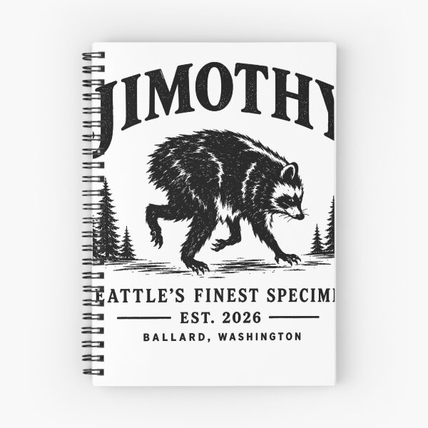 Item preview, Jimothy Seattle Finest Specimen Raccoon Ballard 2026 designed and sold by KireVeronica.