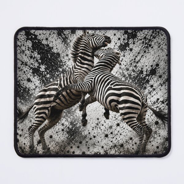 Item preview, ZEBRA FIGHT  designed and sold by johnnyssandart.