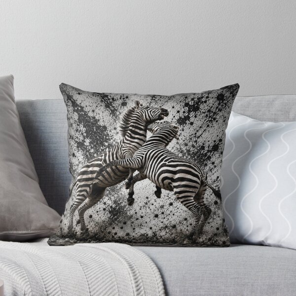 Item preview, ZEBRA FIGHT  designed and sold by johnnyssandart.