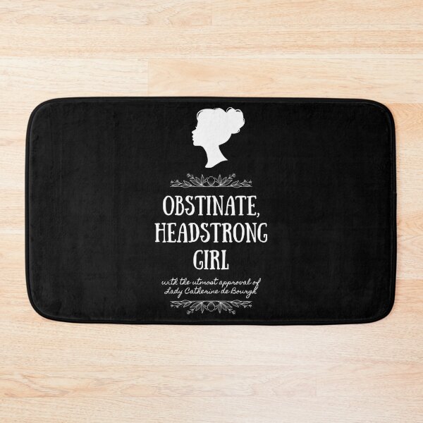 Item preview, Obstinate Headstrong Girl - Woman Silhouette - White Letters designed and sold by jessigahiosg.
