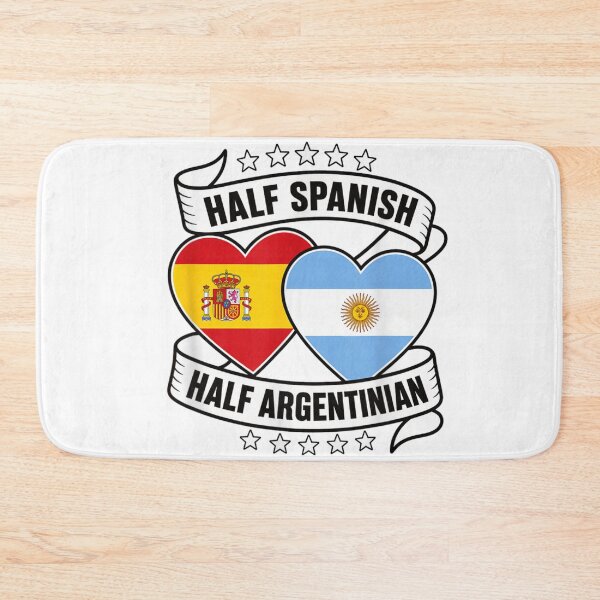Item preview, Half Spanish Half Argentinian Heritage Pride Flag Family Roots Identity designed and sold by HarinDonreka.