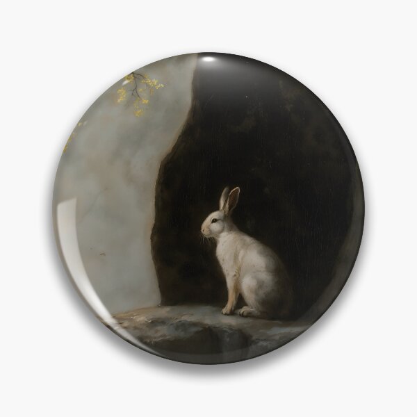 Item preview, Gothic White Hare Forest Cliff Dark Academia Aesthetic designed and sold by DarkHolyQueen.