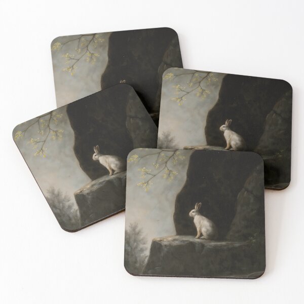 Item preview, Gothic White Hare Forest Cliff Dark Academia Aesthetic designed and sold by DarkHolyQueen.