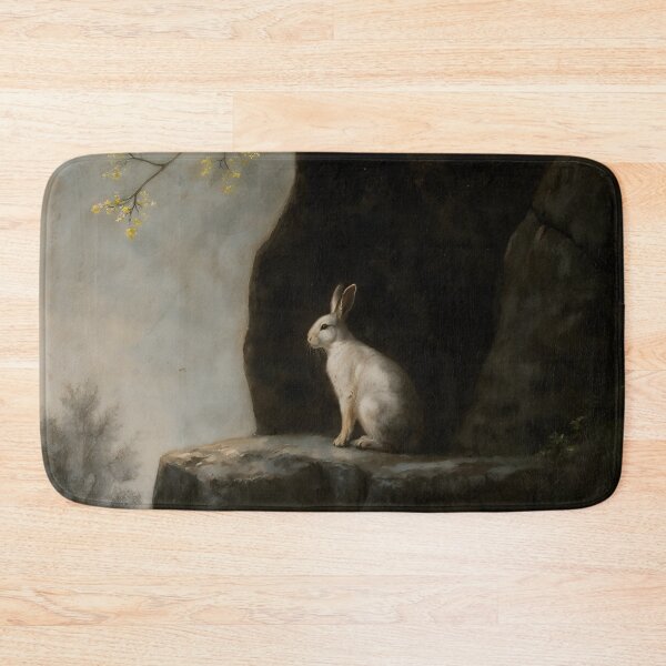 Item preview, Gothic White Hare Forest Cliff Dark Academia Aesthetic designed and sold by DarkHolyQueen.