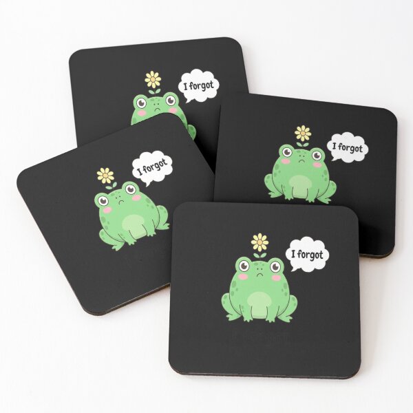 Item preview, I FROGOT – Cute Frog Meme designed and sold by Safwat-Aziz1.
