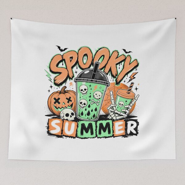Item preview, Iced Coffee And Spooky Season designed and sold by wesdesignshop.