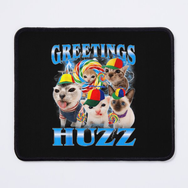 Item preview, Greetings Huzz Funny Cats Wearing Propeller Hats Meme Collection designed and sold by HarinDonreka.