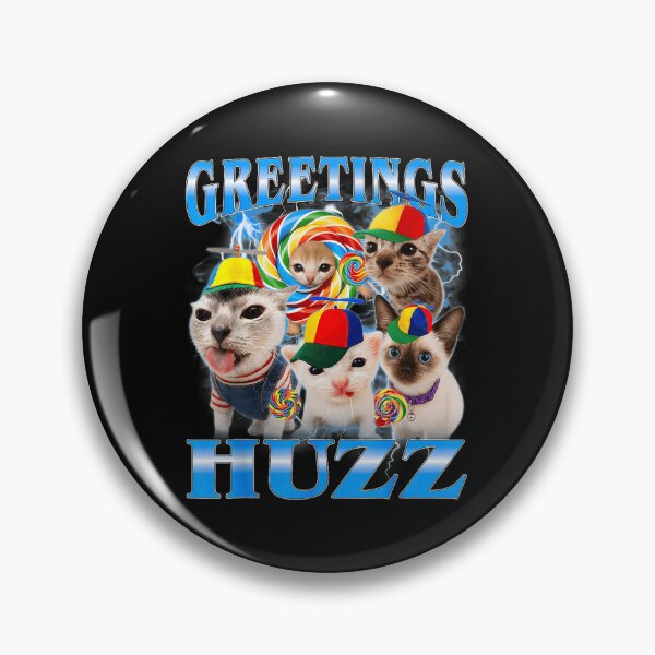 Item preview, Greetings Huzz Funny Cats Wearing Propeller Hats Meme Collection designed and sold by HarinDonreka.