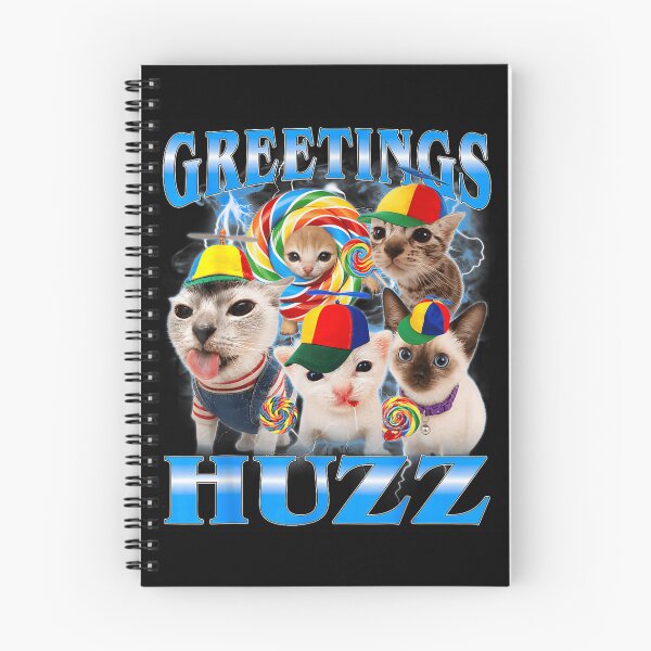 Item preview, Greetings Huzz Funny Cats Wearing Propeller Hats Meme Collection designed and sold by HarinDonreka.