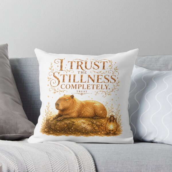 Item preview, I Trust The Stillness Completely Vintage Capybara Zen designed and sold by AQUILAKREO.