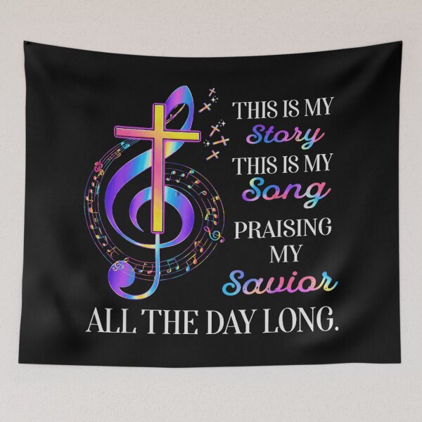 Item preview, This Is My Story This Is My Song Praising My Savior designed and sold by HarinDonreka.