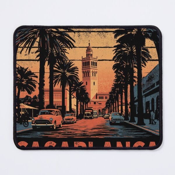 Item preview, Casablanca vintage art designed and sold by MELLOU-ART.