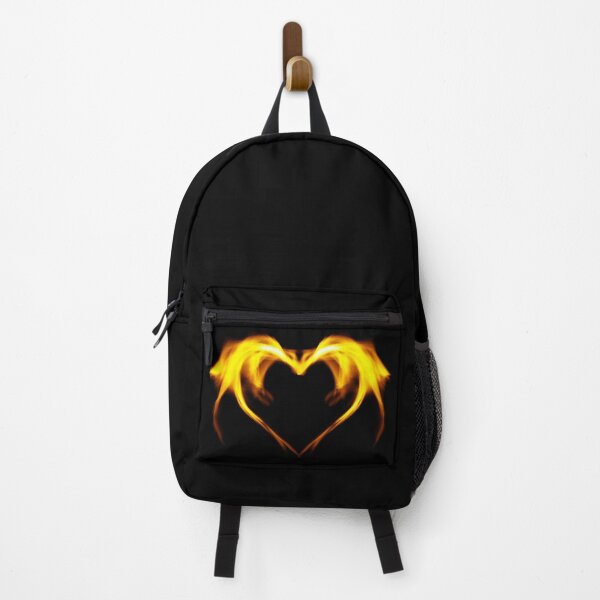 Item preview, Glowing Yellow Winged Fire Heart designed and sold by GraffiTimi.