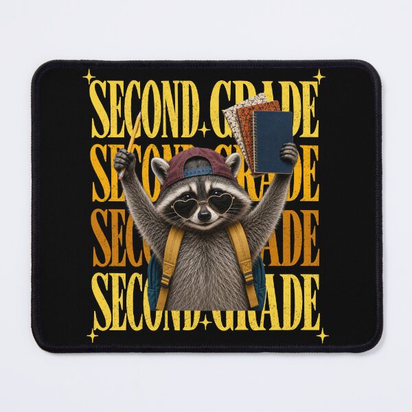 Item preview, second grade teacher raccoon Energy Feral Raccoon Chaos designed and sold by FreshVibe Prints.