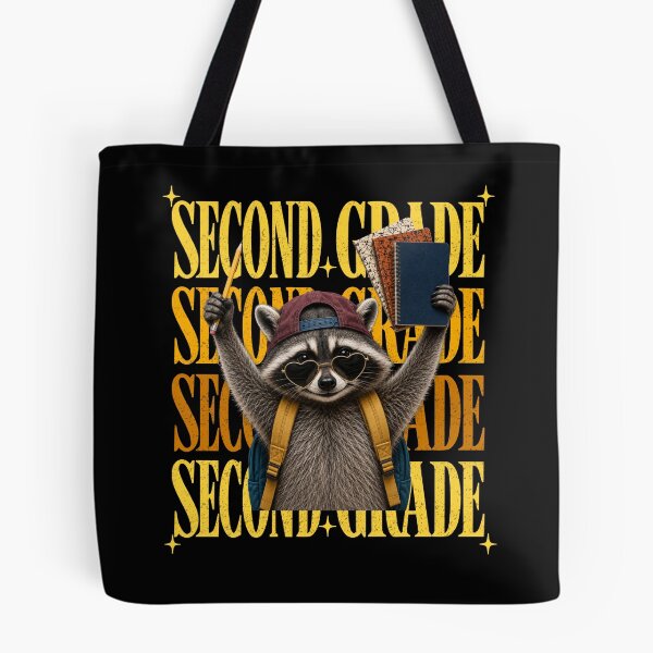 Item preview, second grade teacher raccoon Energy Feral Raccoon Chaos designed and sold by FreshVibe Prints.