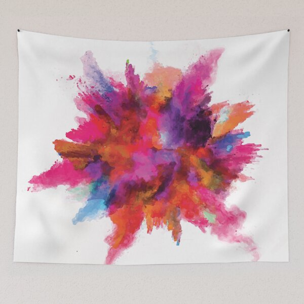 Item preview, Bright paint explosion colour - abstract vector designed and sold by epicimagesphoto.