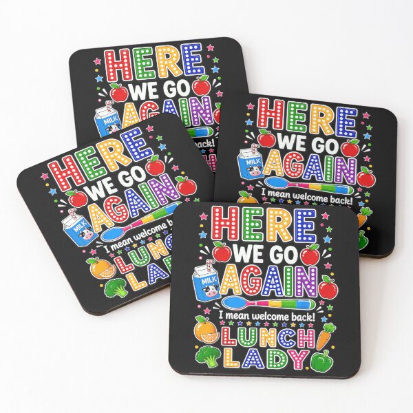 Item preview, Here We Go Again Lunch Lady Funny School Cafeteria Staff Quote designed and sold by LittleNhutton.