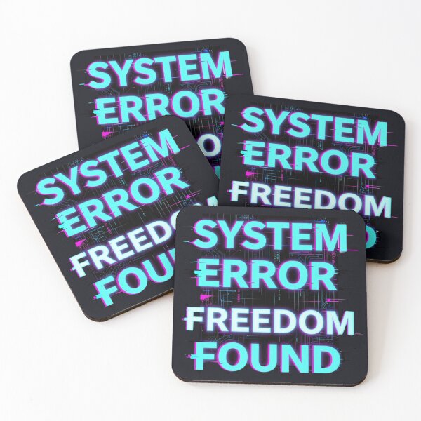 Item preview, System Error Freedom Found Cyberpunk Style designed and sold by GoGreenlove.