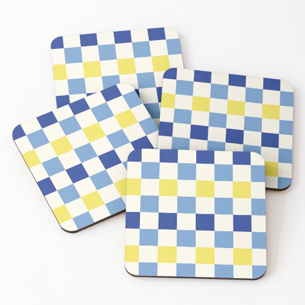 Item preview, Mediterranean Blue Checkerboard Seamless Pattern designed and sold by ViviNyks.