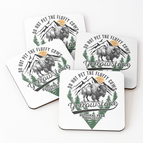 Item preview, Yellowstone National Park Vintage Bison Wildlife Mountain Adventure Scenic Nature designed and sold by LittleNhutton.