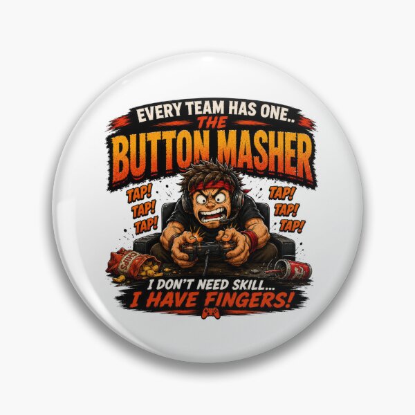 Item preview, Every Team Has One – The Button Masher | Funny Gamer Co-Op Gaming T-Shirt designed and sold by AmaJoy Designs .