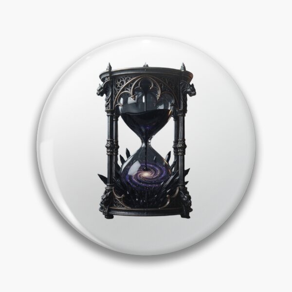 Item preview, Cosmic Hourglass: Gothic Time and Galaxy Sand designed and sold by SipWithStyleArt.