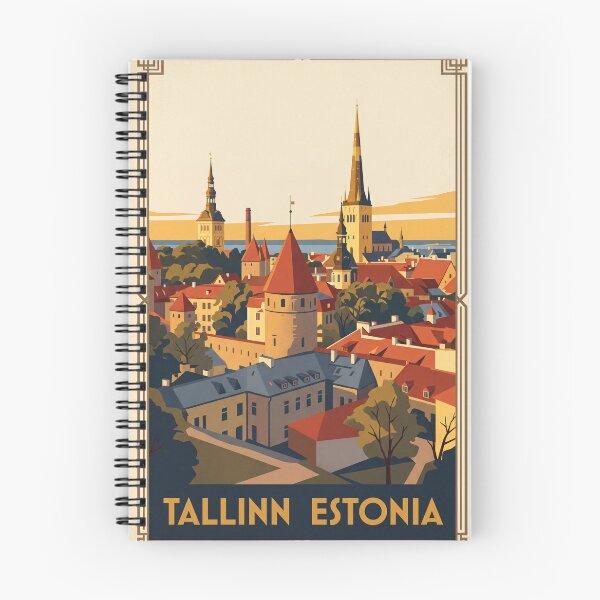 Item preview, Tallinn Estonia Vintage Travel Poster designed and sold by Bomax121.