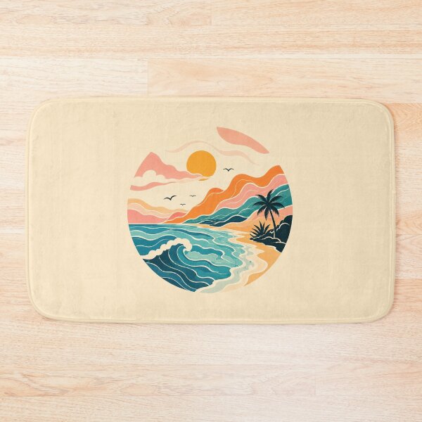 Item preview, Tropical Sunset Beach designed and sold by Regal-Elegances.