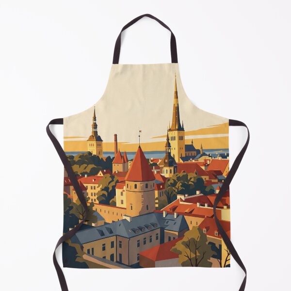 Item preview, Tallinn Estonia Vintage Travel Poster designed and sold by Bomax121.