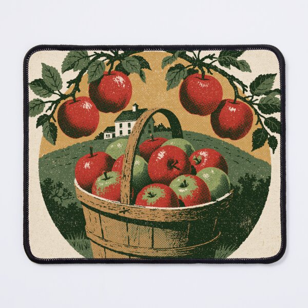 Item preview, Apple Picking — Vintage Autumn Orchard Harvest Badge designed and sold by FrostyFrisby.